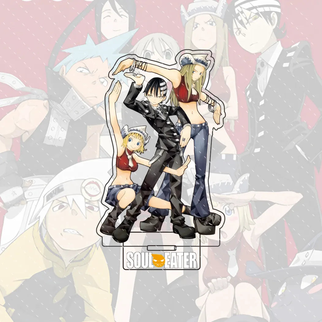 Anime“Soul Eater”Acrylic Character Tsugumi Harudori, Kid Standing Model Stand Exquisite Desktop Decoration Halloween Gift 15CM