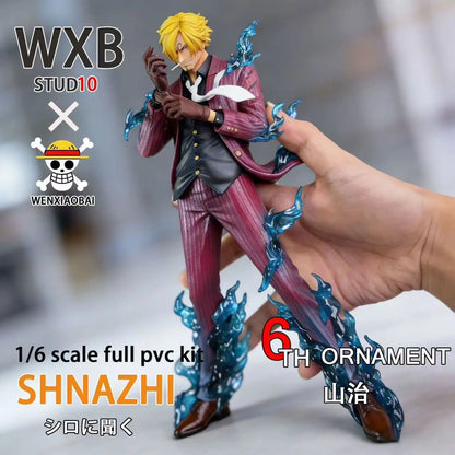 One Piece Sanji 1/6 Scale Pvc Model Anime Action Figure Collectible Model Toy Gift Figurine Trendy Decorative Piece