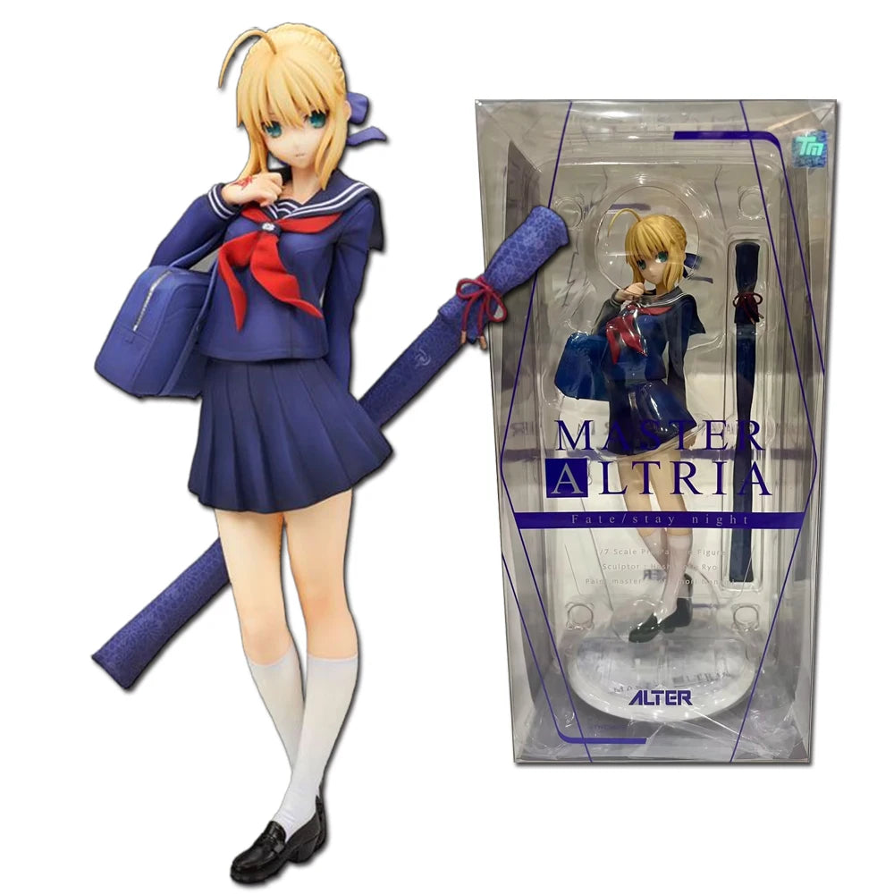 Fate/Stay Night Master Altria 1/7 Caster Plain Clothes Nero Claudius Saber Jinku no Anime PVC Action Figure Toy Game Model Doll