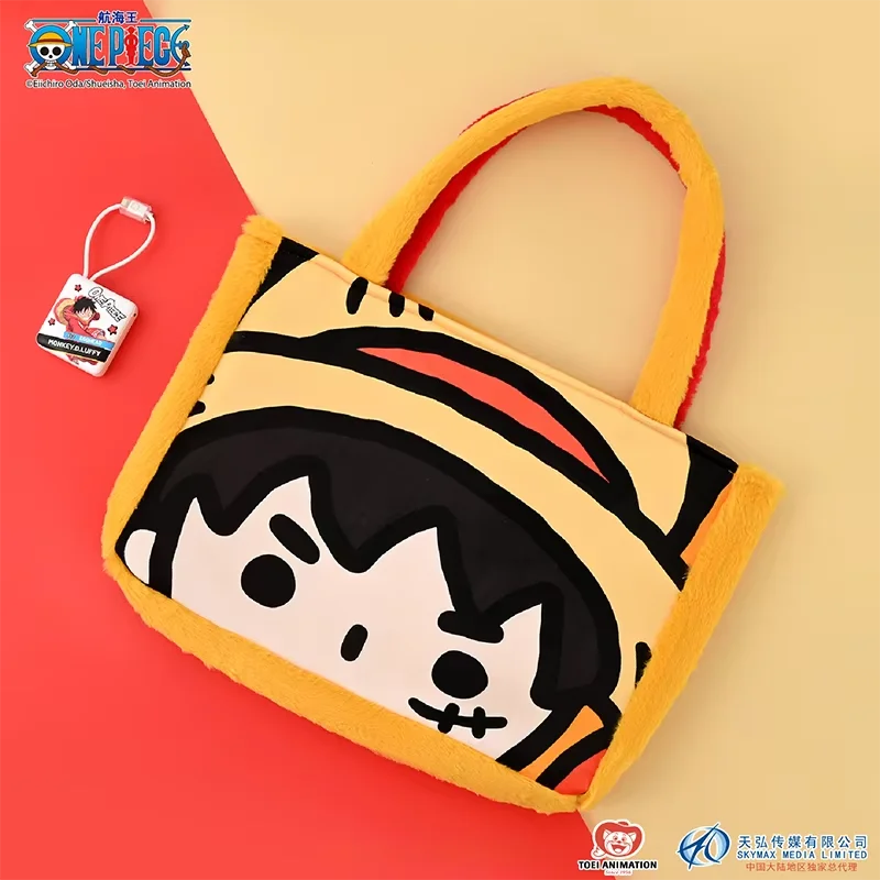One Piece Luffy Furry Tote