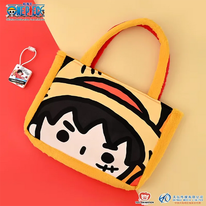 One Piece Luffy Furry Tote