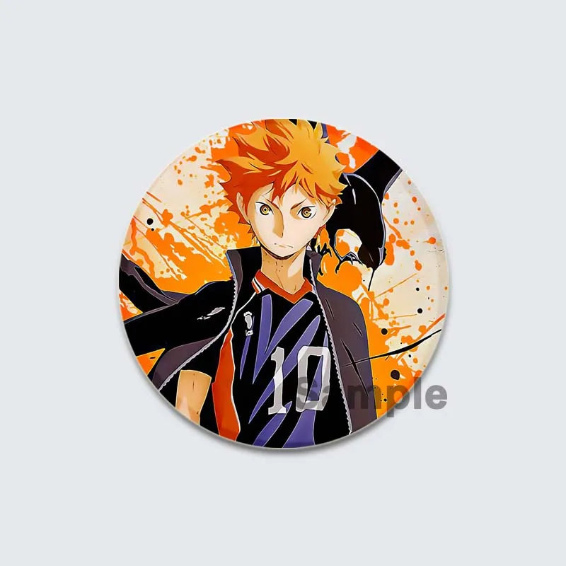 Haikyuu!! Anime Button Pins