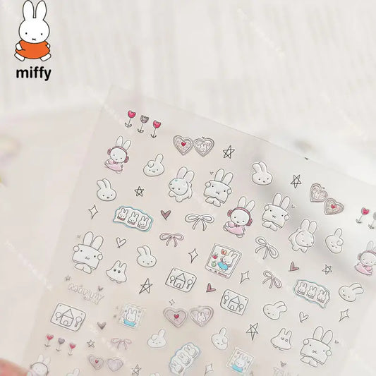 Miffy 3D Nail Stickers