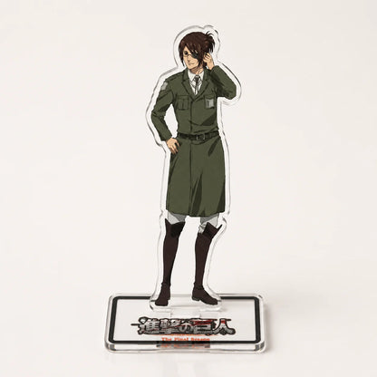 Attack On Titan Character Acrylic Stand Model Plate Anime Desktop Display Collectible Fan Gift Accessories Keychain Cartoon