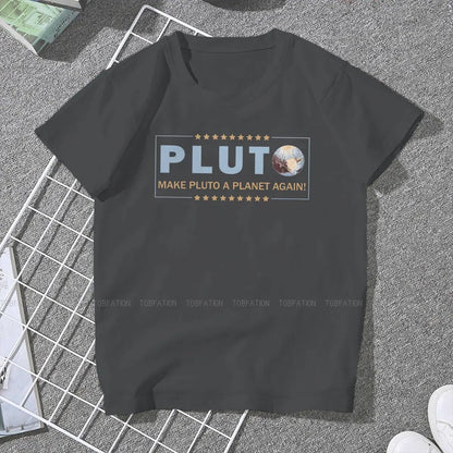 Make A Planet Again Pluto Oversized T-Shirt
