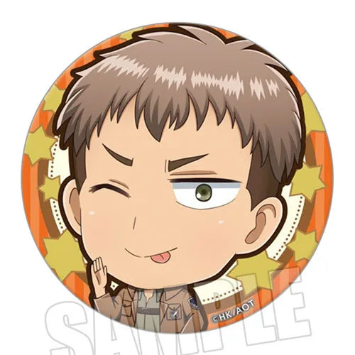 Attack on Titan Badge Levi Captain Hrista Erwin Q Version Anime Brooch Pin Stock Now