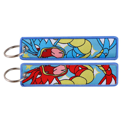 Anime Game Embroidery Keychain