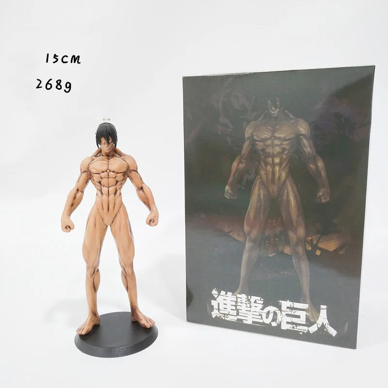 Anime Attack on Titan Figures Beast Colossal The Founding Armored Titan Action Figure PVC Collection Eren Figure Model Toys
