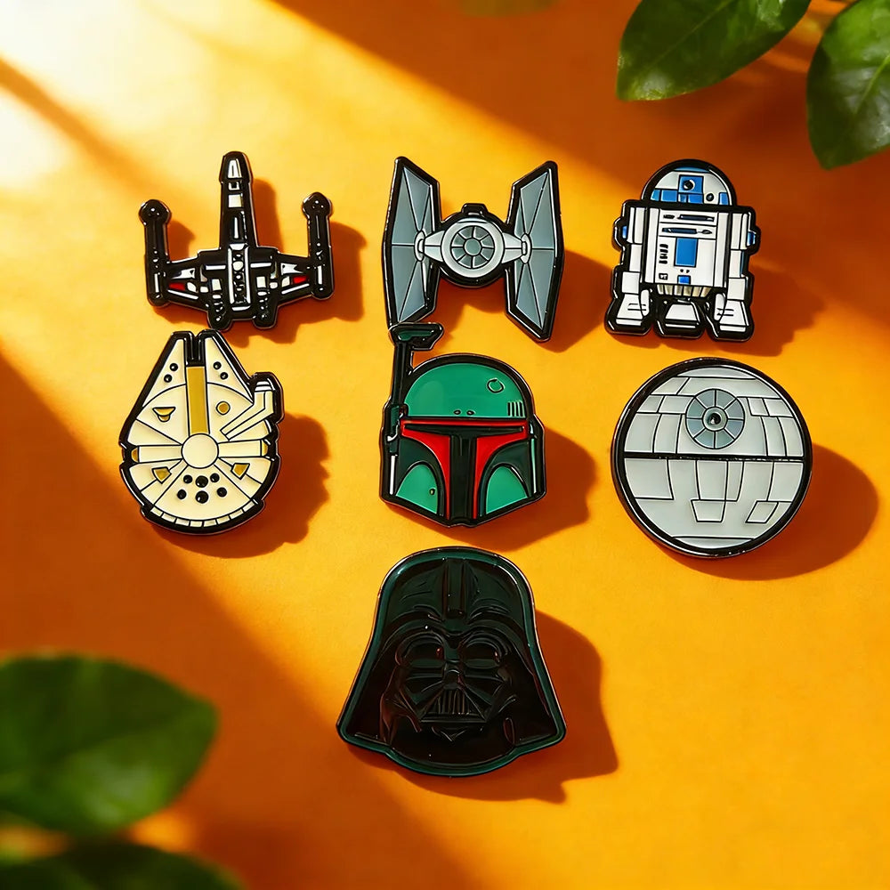 Star Wars Character Brooch Set