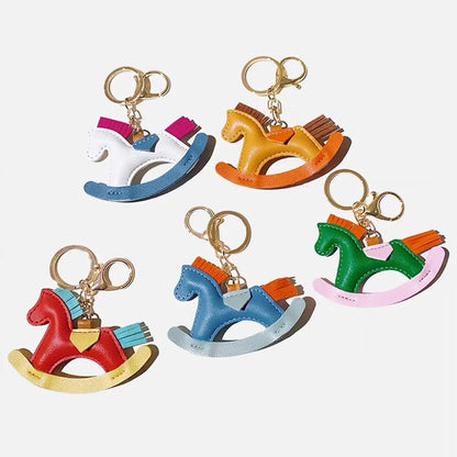 Horse Pony Tassel Keychain