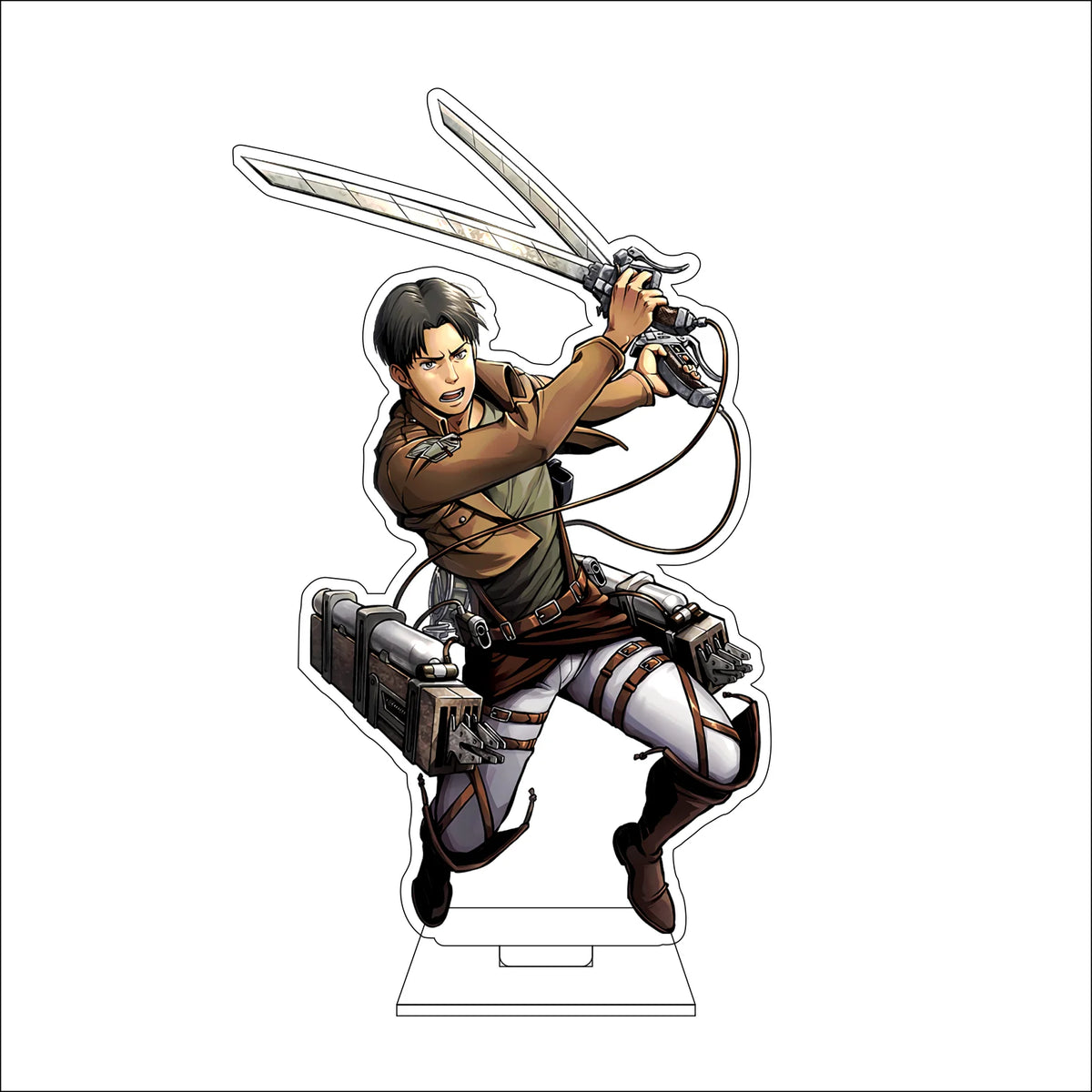 16CM Anime Attack on Titan Cosplay Acrylic Figure Stand Plate Jean Kirstein Hange Zoe Rivaille Ackerman Ornaments Gifts