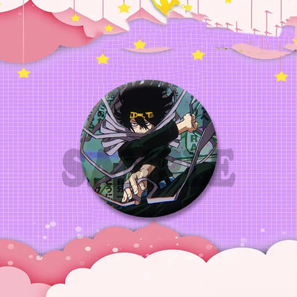 Game Anime Shota Aizawa Cosplay Badge Pin SPTE Plastic Snap-in Brooch