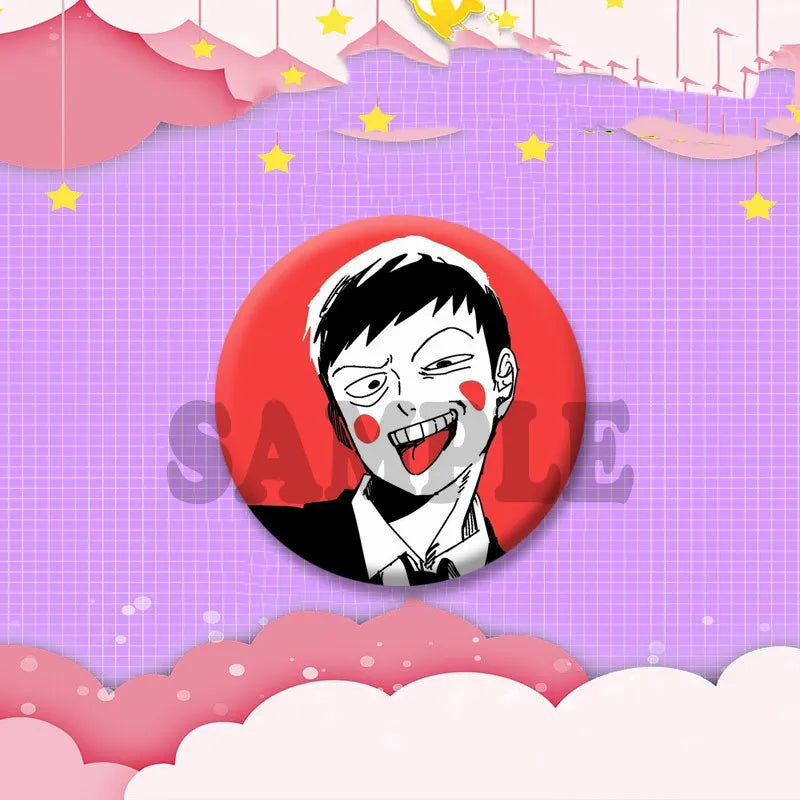 Mob Psycho 100 Character Lapel Pin