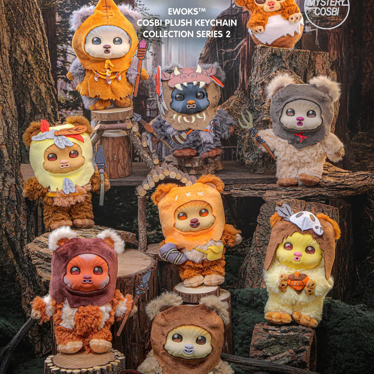 Star Wars Ewoks Plush Keychain