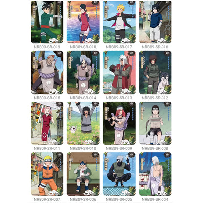 Kayou Naruto Card Set AR CR MR UR PTR SSR SR R T2W9 T4W8 Full Series Uzumaki Sasuke Hinata Uchiha Anime Collection Cards Toy Gif