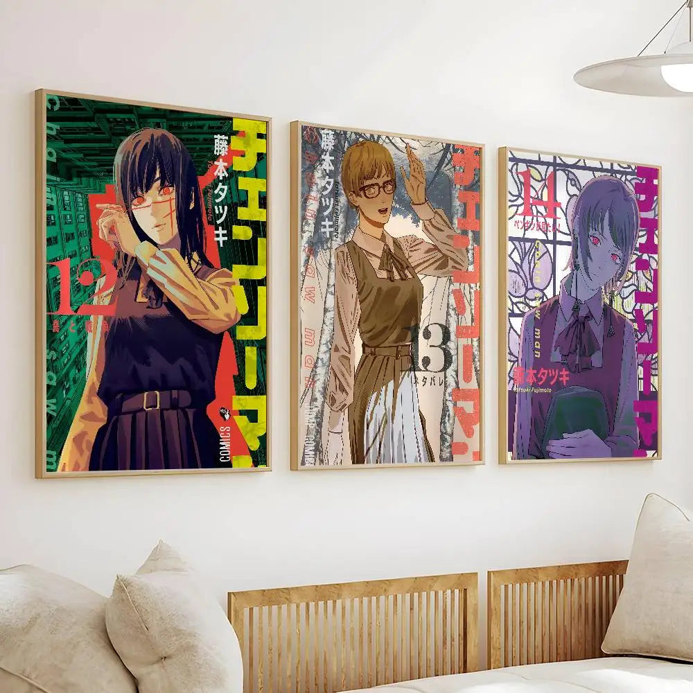 Chainsaw Man Poster Sticker