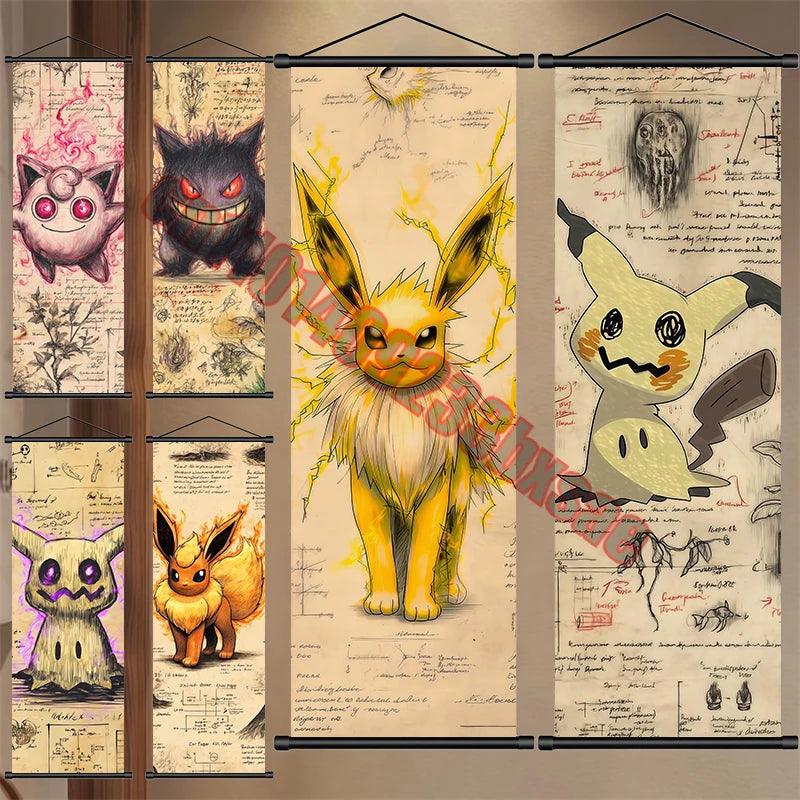 Pokemon Gengar Canvas Poster