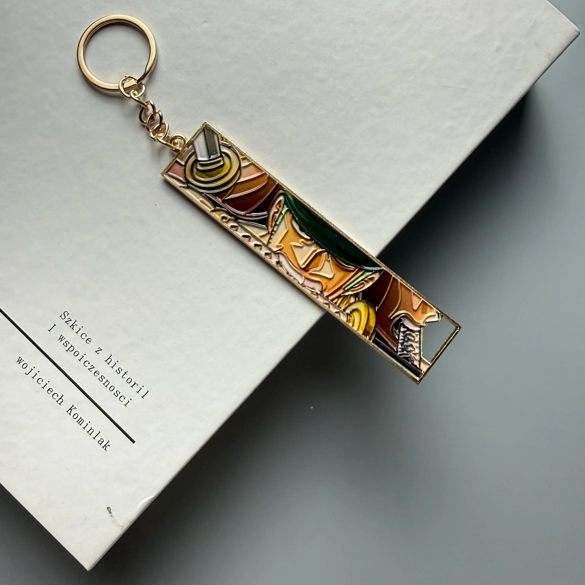 Anime Jet Metal Keychain