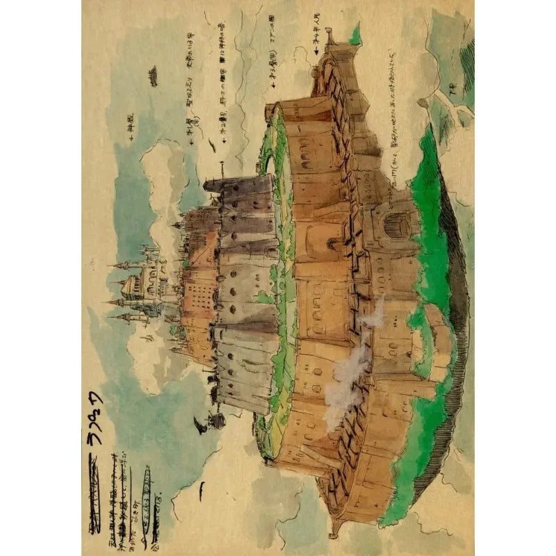 Studio Ghibli Miyazaki Canvas Art