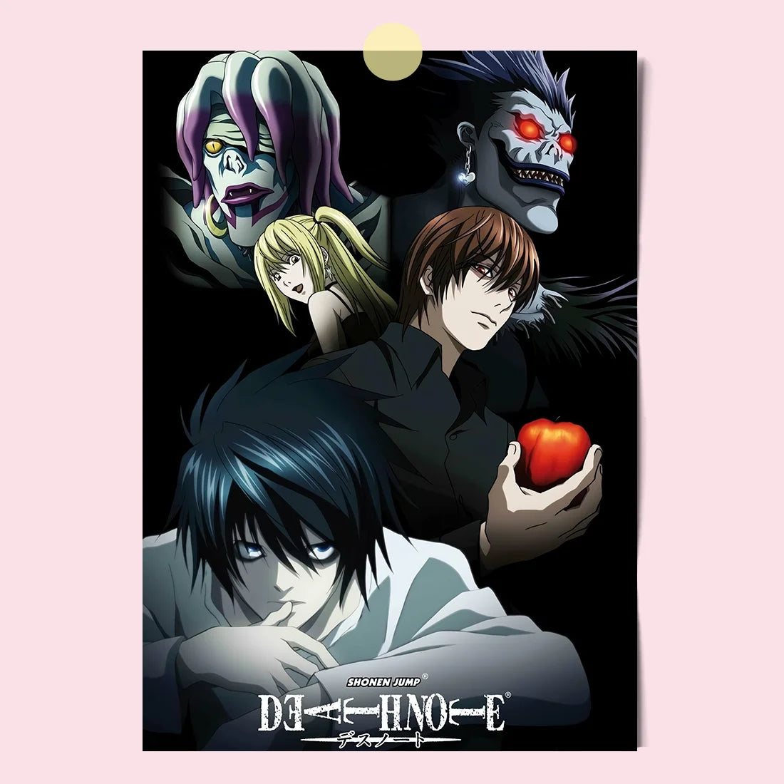 Death Note Light Yagami Canvas Poster