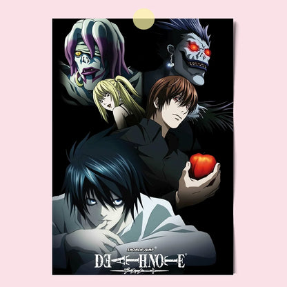 Death Note Light Yagami Canvas Poster