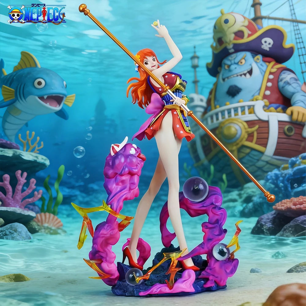 30cm/11.81in Anime ONE PIECE Figure Nami Action Figures Pvc Statue Desktop Ornamen Collection Model Toys Gifts
