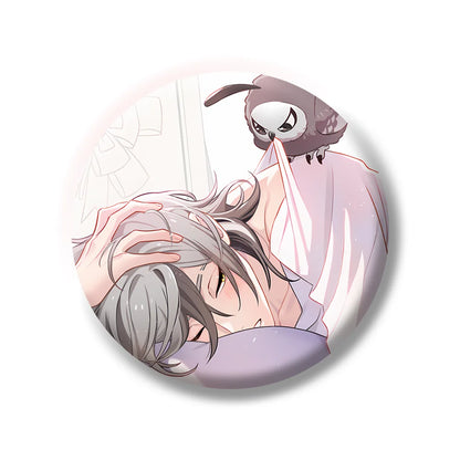 Cartoon Anime Game Nu: Carnival Eiden Yakumo Olivine Kuya Blade Metal Badge Button Brooch Pin Cosplay Cute keychains fans Gifts