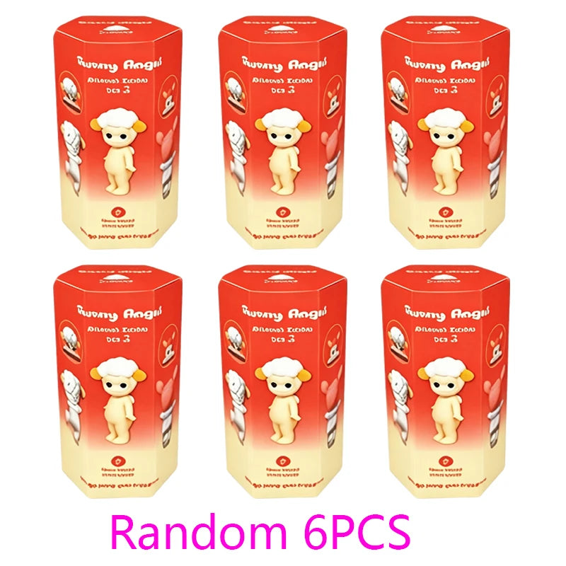 New Cute Angel Animal Blind Box Marine Animal Series Anime Figures Cute Animal Ver.1 Ver.2 Ver.3 Ver.4 Ornaments Dolls Gift
