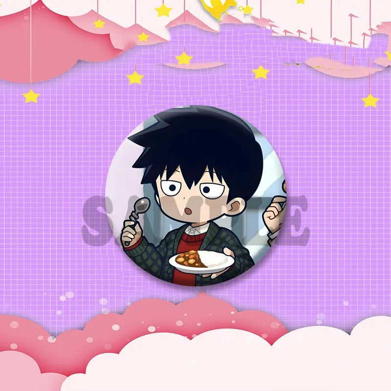 Mob Psycho 100 Character Lapel Pin