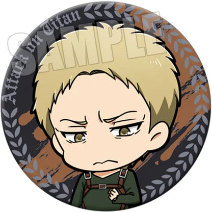 Attack on Titan Q Version Anime Badge Annie Leonhardt Reiner Braun Historia Reiss Character Pin Button 12 Styles Collection