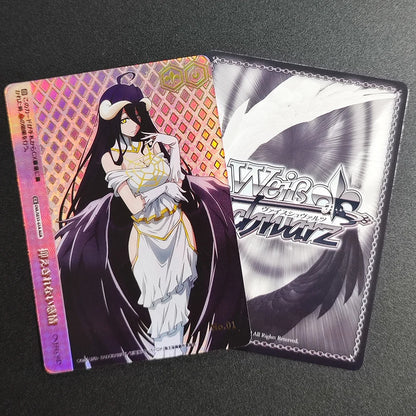  Proxy Weiss Schwarz Card Albedo Overlord The Sacred Kingdom OVL/SE51-61A AGR Foil & Signed Japanese Anime TCG Card