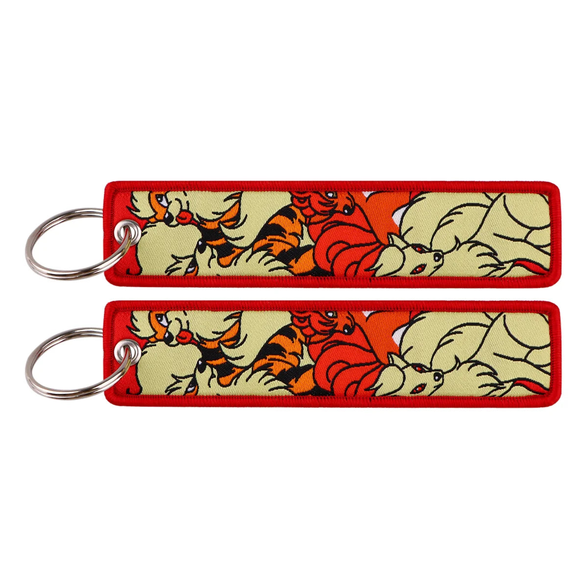Anime Game Embroidery Keychain