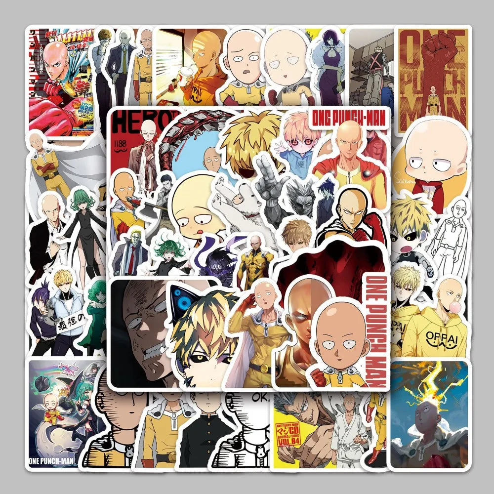 One Punch Man Saitama Stickers
