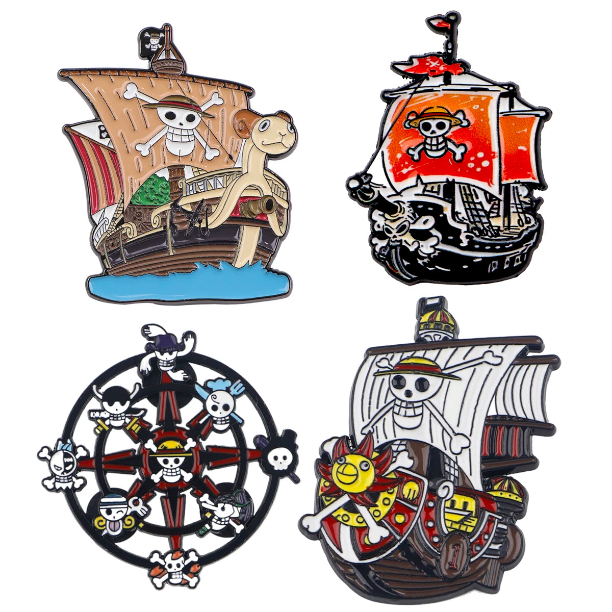 One Piece Thousand Sunny Enamel Pin