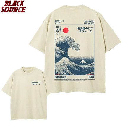 Hokkaido Wave Vintage T-Shirt