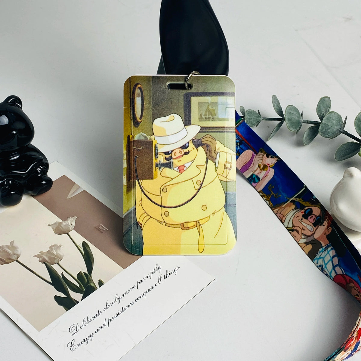 Anime Card Case Lanyard