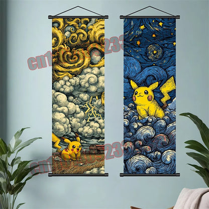 Pokemon Gengar Scroll Painting