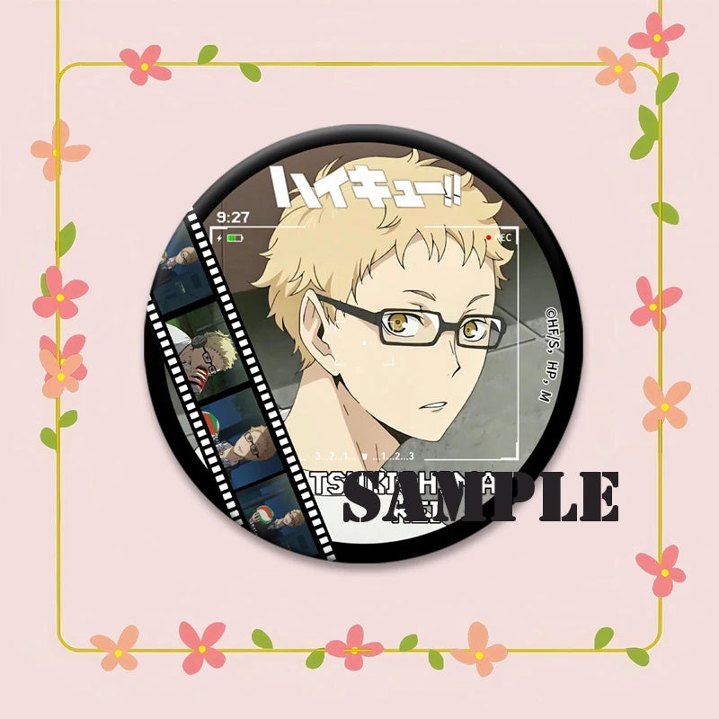 Haikyuu!! Anime Brooch Badge