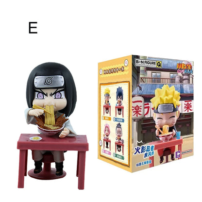 In Stock Naruto Shippuden Ramen Theme Series Blind Box - Chibi Mini PVC Anime Figures - Mystery Sasuke Uchiha & Naruto Toy Gifts