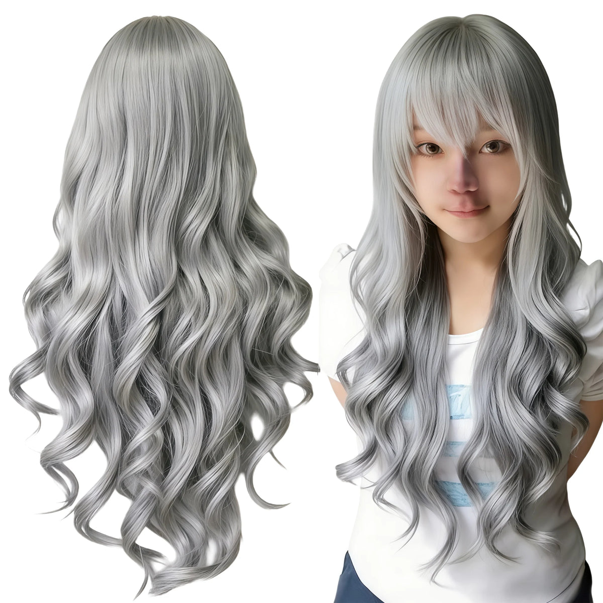 Sailor Moon Sailor Pluto Curly Wig