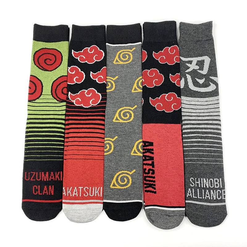 Naruto Akatsuki Long Socks