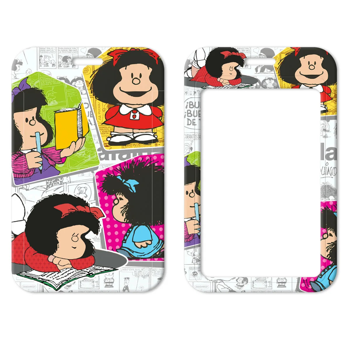 Anime Girl Lanyard Credential Holder