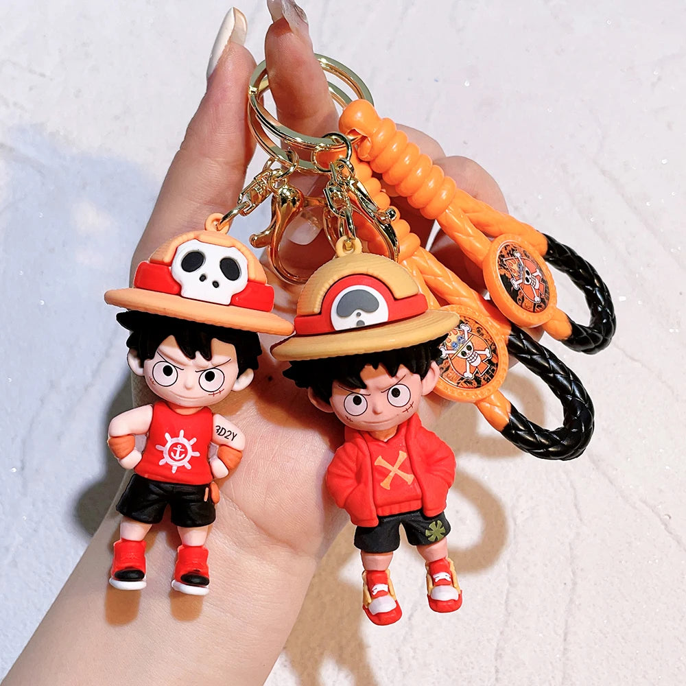 One Piece Luffy Silicone Keychain