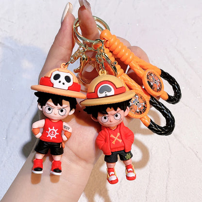 One Piece Luffy Silicone Keychain