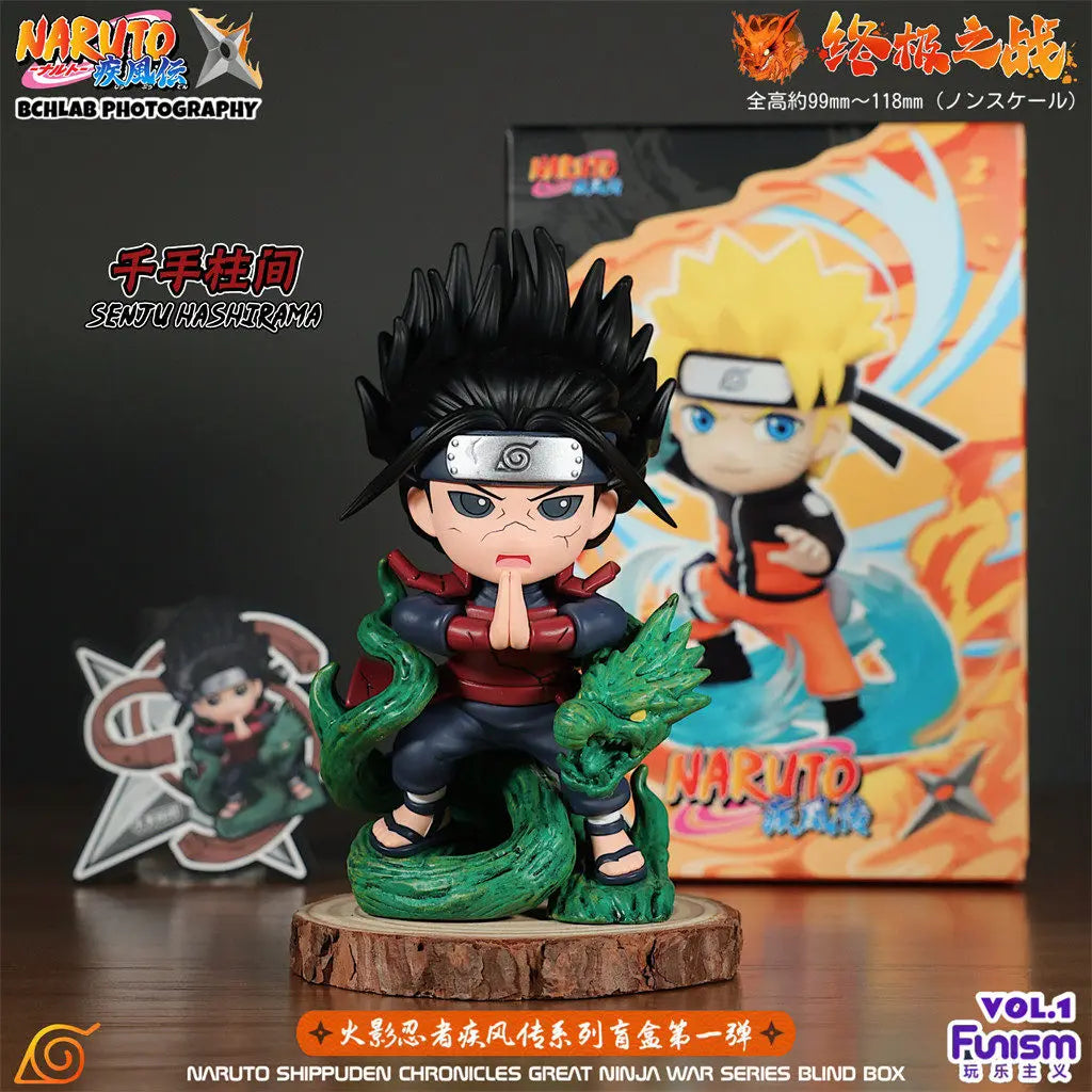 In Stock Genuine FUNISM Naruto Shippuden The Ultimate Battle Series Blind Box Naruto Sasuke Trendy Toy Figurine Gift