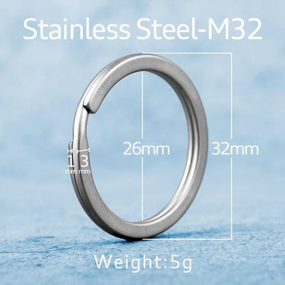 Brass Titanium Zirconium Stainless Steel Key Rings Keychains Buckle Man Luxury Car Keychain for Male Creativity Gift Wholesale