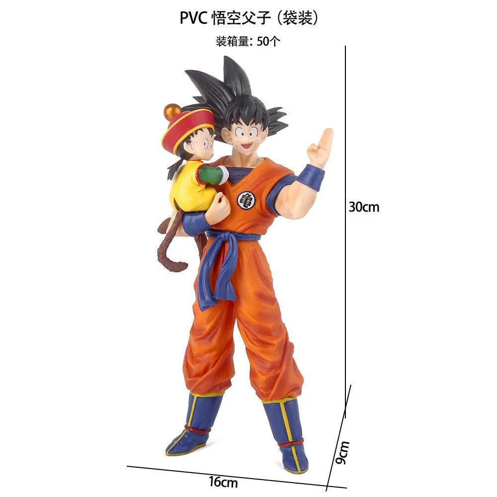 Dragon Ball Z Super Saiyan Son Goku Action Figure Set - Includes Son Gohan Vegeta Broly Piccolo Majin Buu Collectible