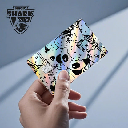 Dragon Blue Eyes Holographic Sticker