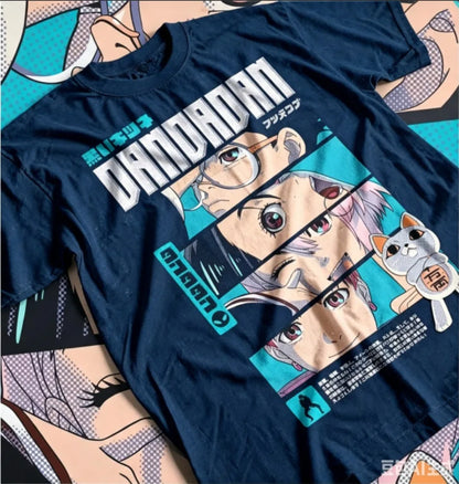 Dandadan Manga Panel Oversized Tee