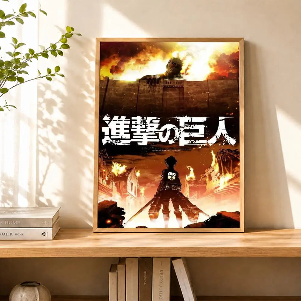 Levi Ackerman Attack On Titan Poster Water Proof Paper Print Room Decor Stickers Art Wall Decor Living Room
